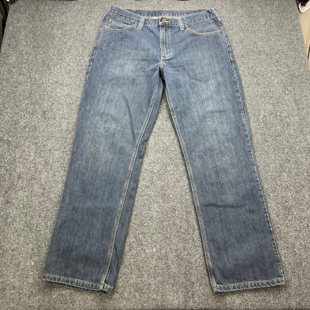 Carhartt Relaxed Fit Workwear Rugged Blue Denim Jeans